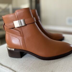 Calvin Klein Leather Dwayne Ankle Boots